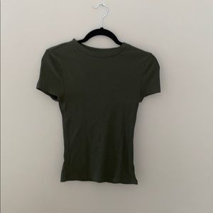 Dark green shirt